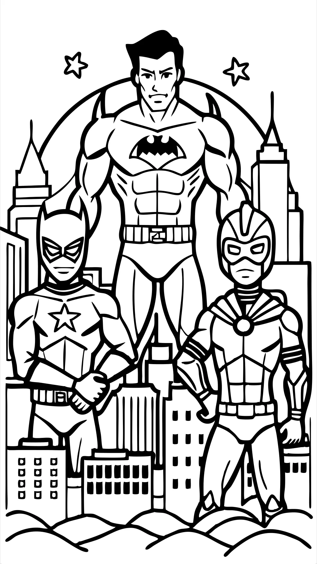 coloring pages for superheroes